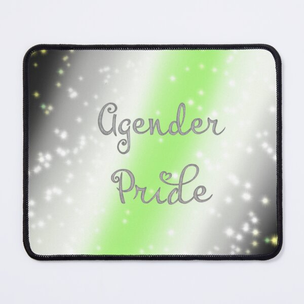 Item preview, Agender Pride Merch With Sparkle / Glitter Effect designed and sold by ArtbyDannyGavin.