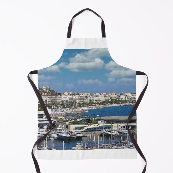 Item preview, Cannes city port and beach skyline summertime France designed and sold by goceris.