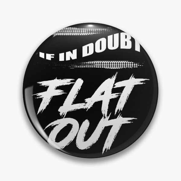 Item preview, If in Doubt, Flat Out designed and sold by CUTOCARS-SHOP.