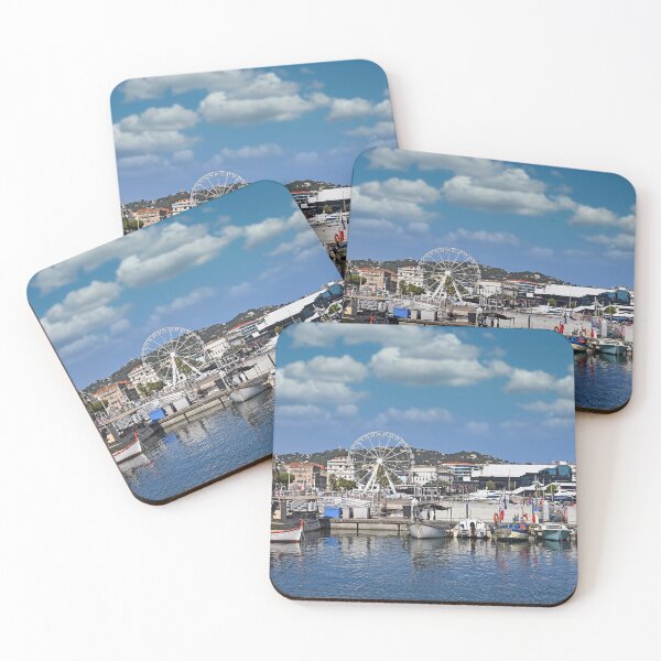 Item preview, Port in Cannes city summer season France designed and sold by goceris.