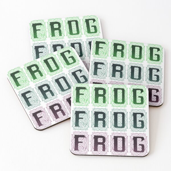 Item preview, frog frog frog decorative writing designed and sold by gayliott.