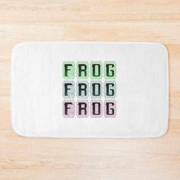 Item preview, frog frog frog decorative writing designed and sold by gayliott.