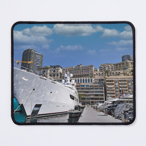 Item preview, Port with luxury yacht and sailboats in Monaco designed and sold by goceris.