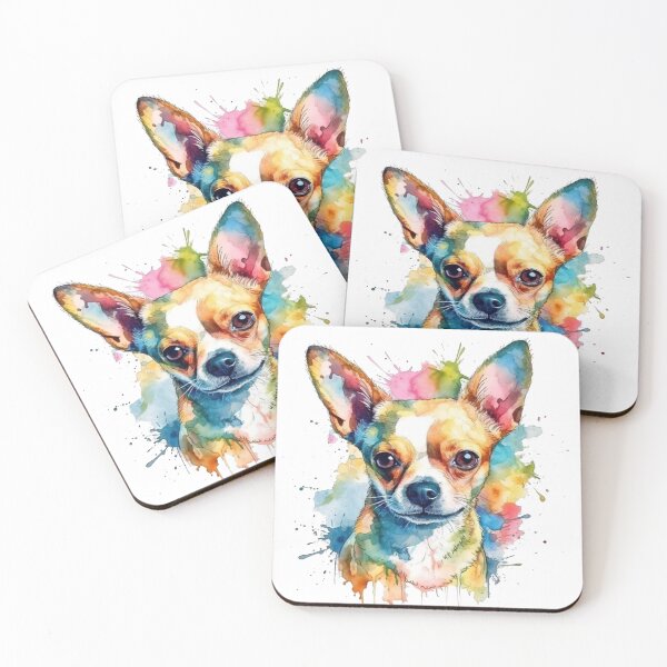 Item preview, ChihuahuaCharms artistic Pet Portrait - Adorable Close-Up artwork for Chihuahua Lovers designed and sold by DooodleGod.