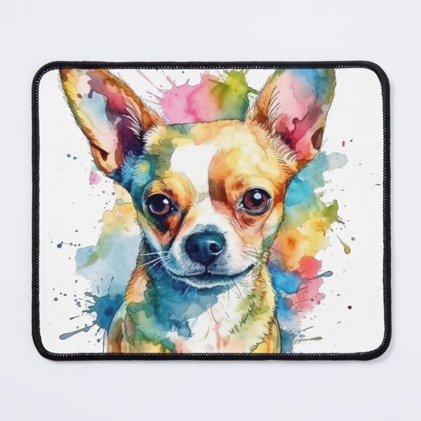 Item preview, ChihuahuaCharms Artistic Pet Portrait - Adorable Close-Up Artwork for Chihuahua Lovers designed and sold by DooodleGod.