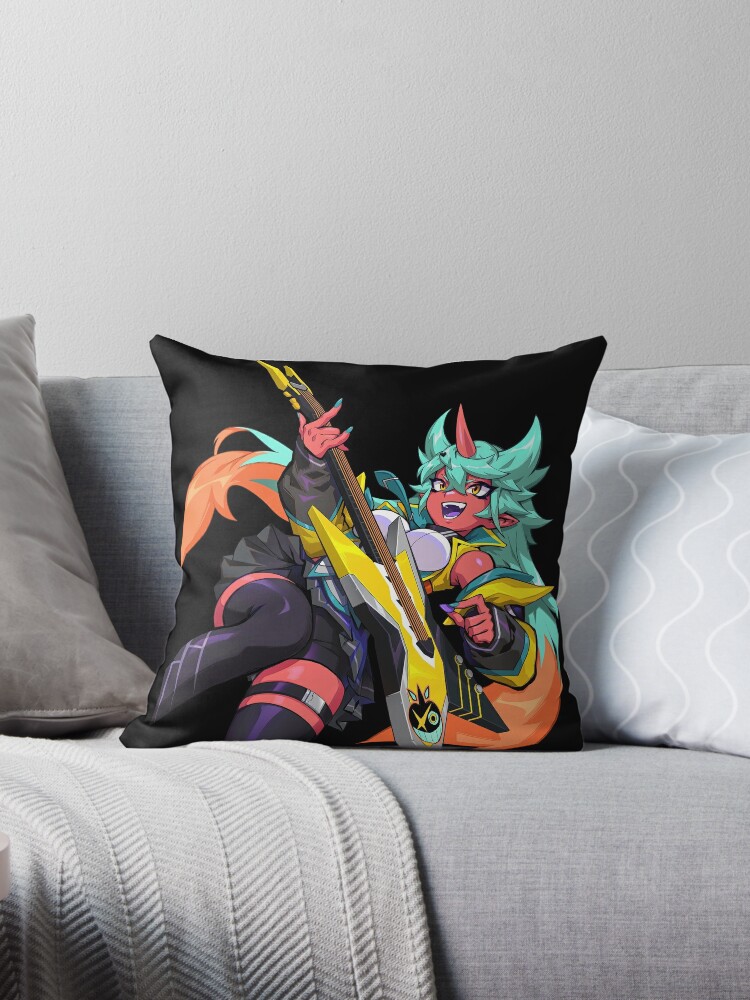 Vyce Omega Strikers Throw Pillow