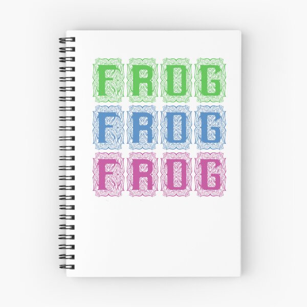 Item preview,  frog frog frog 2 decorative writing designed and sold by gayliott.