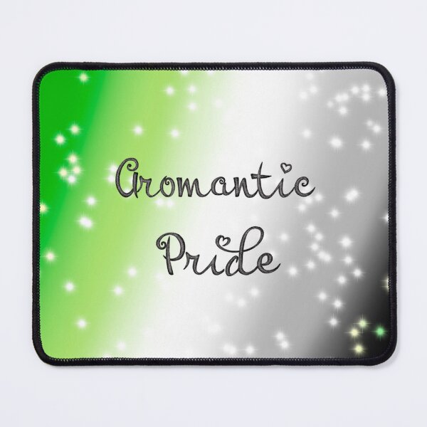 Item preview, Aromantic Pride Merch With Sparkle / Glitter Effect designed and sold by ArtbyDannyGavin.