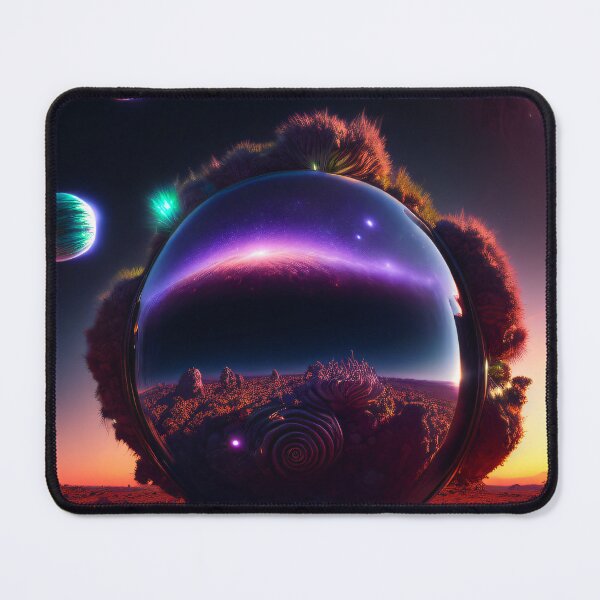 Item preview, Exoplanet Kepler-90D sureal, fictional, colorful. designed and sold by ArtCreator2023.