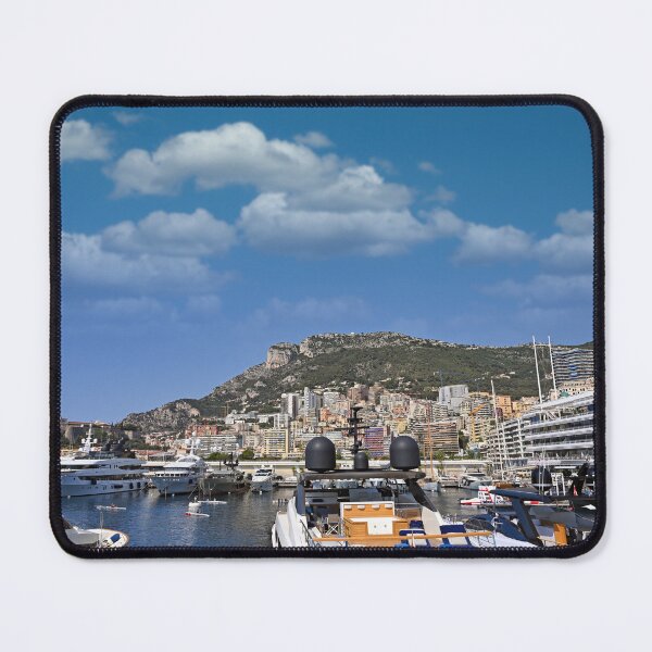 Item preview, Port with luxury yachts and sailboats in Monte Carlo Monaco designed and sold by goceris.