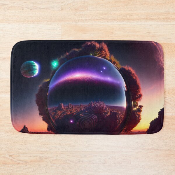 Item preview, Exoplanet Kepler-90D sureal, fictional, colorful. designed and sold by ArtCreator2023.
