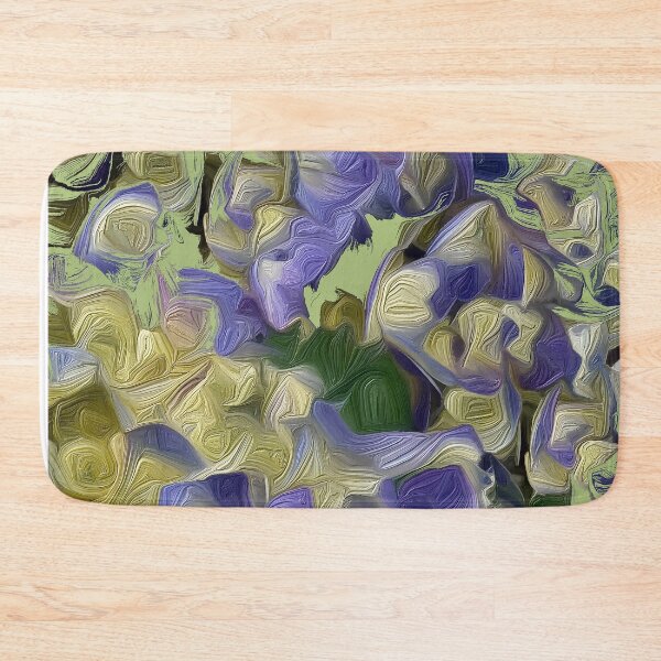 Item preview, All over abstract hydrangea print designed and sold by Susan Gallup.