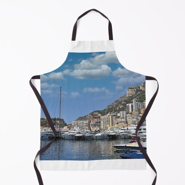 Artikelvorschau, Hafen mit Yachten und Skyline des Fürstenpalastes von Monaco entworfen und verkauft von goceris.