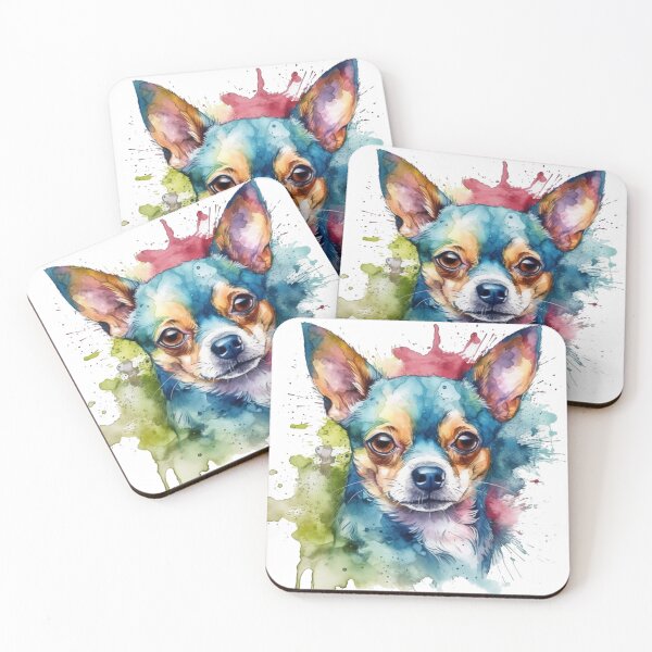 Item preview, ChihuahuaLoveartistic | Chihuahua artistic Painting - masterpieceistic Creation of Affectionate and Comical Chihuahua with Water-Based Pigment designed and sold by DooodleGod.