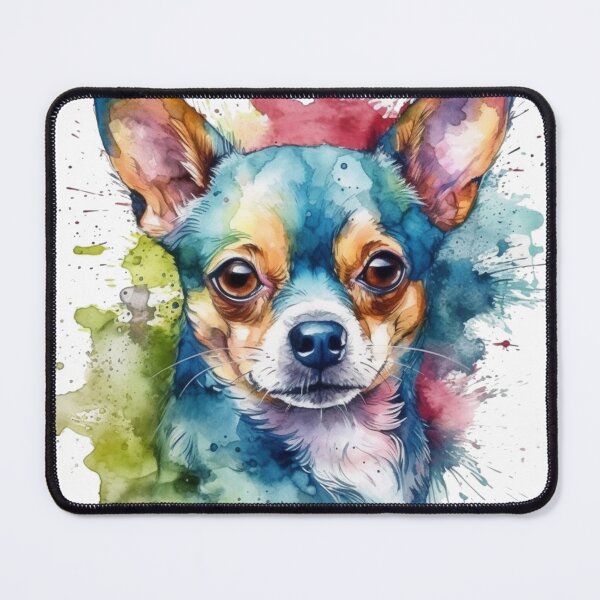 Item preview, ChihuahuaLoveartistic | Chihuahua artistic Painting - masterpieceistic Creation of Affectionate and Comical Chihuahua with Water-Based Pigment designed and sold by DooodleGod.