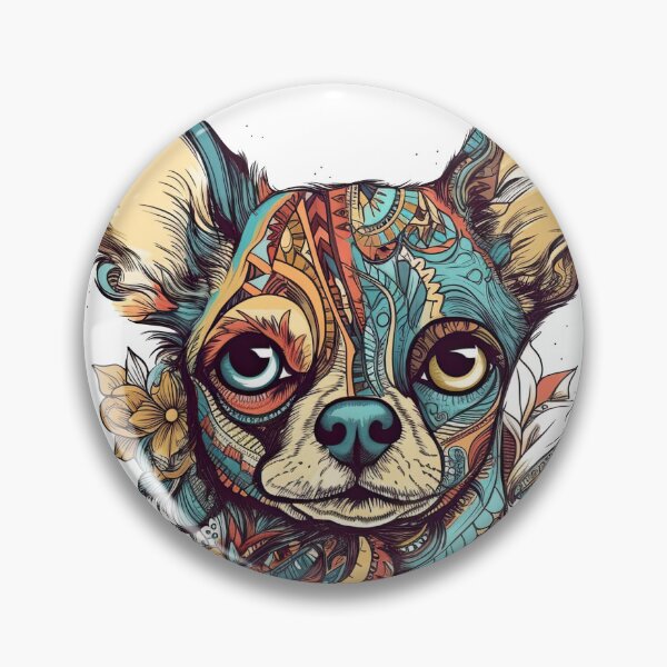 Item preview, Chihuahua Chic - Cute & Whimsical Hand-Drawn Dog artwork for Puppy Lovers designed and sold by DooodleGod.