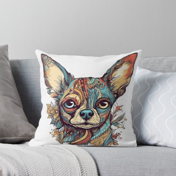 Item preview, Chihuahua Chic - Cute & Whimsical Hand-Drawn Dog artwork for Puppy Lovers designed and sold by DooodleGod.