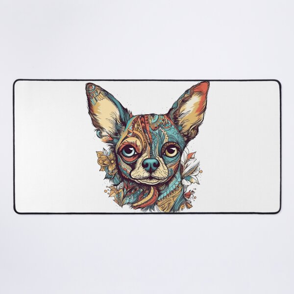 Item preview, Chihuahua Chic - Cute & Whimsical Hand-Drawn Dog Artwork for Puppy Lovers designed and sold by DooodleGod.