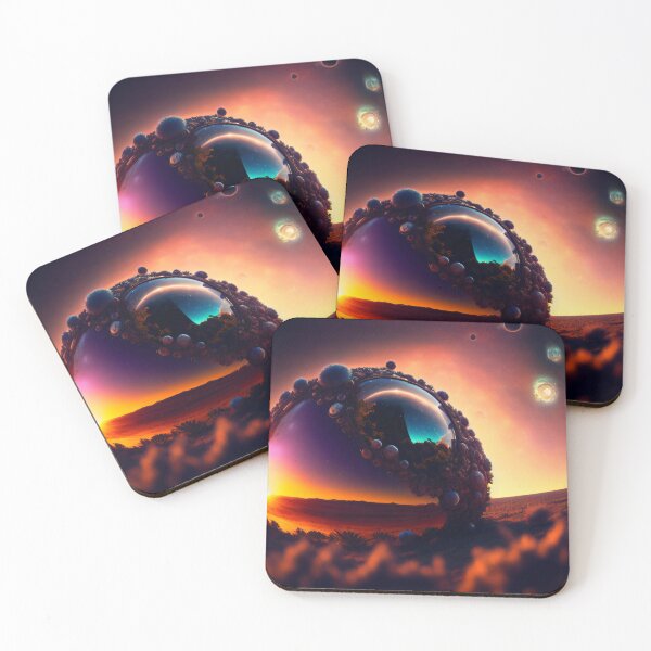 Item preview, Exoplanet Kepler-90E sureal, fictional, colorful. designed and sold by ArtCreator2023.