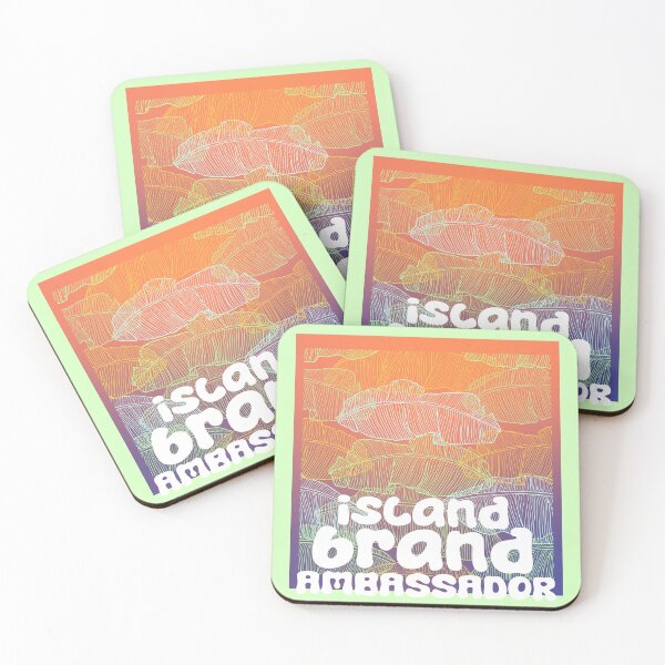 Item preview, Tropical Island Vintage Banana Leaf Beachlife designed and sold by Renata Illustrata.