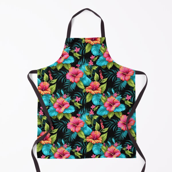 Item preview, Electric Garden: Neon Hibiscus Flowers Bursting with Color and Ligh designed and sold by RainingShallots.