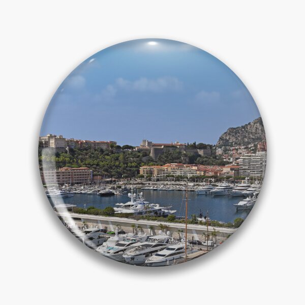Artikelvorschau, Port Hercules mit Yachten und der Skyline des Fürstenpalastes von Monaco entworfen und verkauft von goceris.