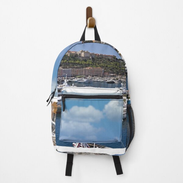 Item preview, Port Hercules with yachts and Prince's Palace of Monaco skyline designed and sold by goceris.