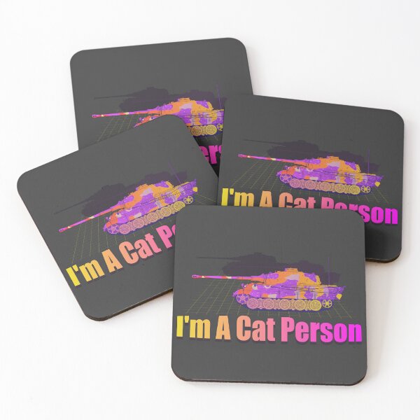 Item preview, Synthwave Konigstiger Im a cat person designed and sold by FAawRay.