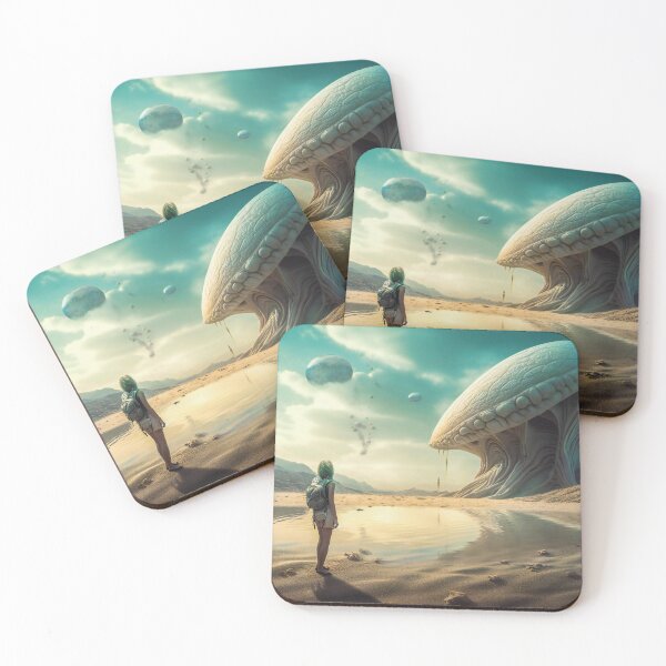 Item preview, Surreal Fantasy Illustration of Alien Beings designed and sold by AdrianGrosu.