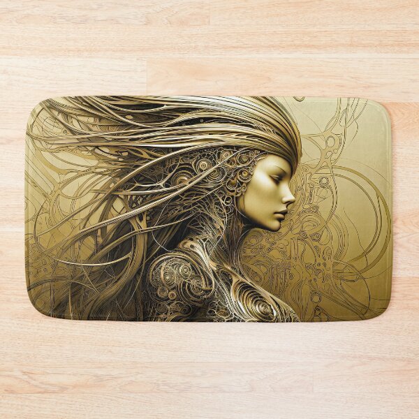 Item preview, The Golden One-golden-gold-sun-nature-golden retriever-moon-space-love designed and sold by Hermossa-Art.