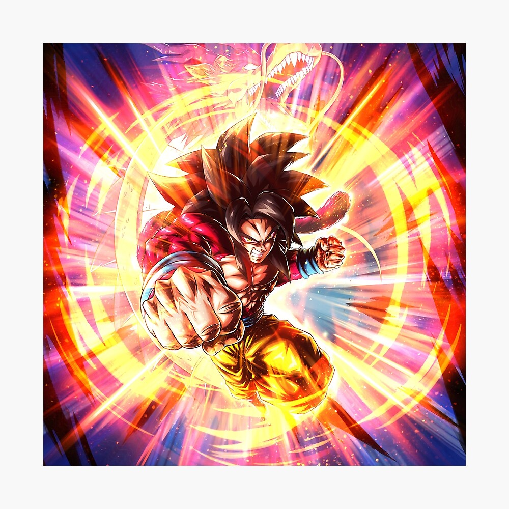 Super saiyan 4 god, dragon ball, goku, ssj4, super saiyan, super