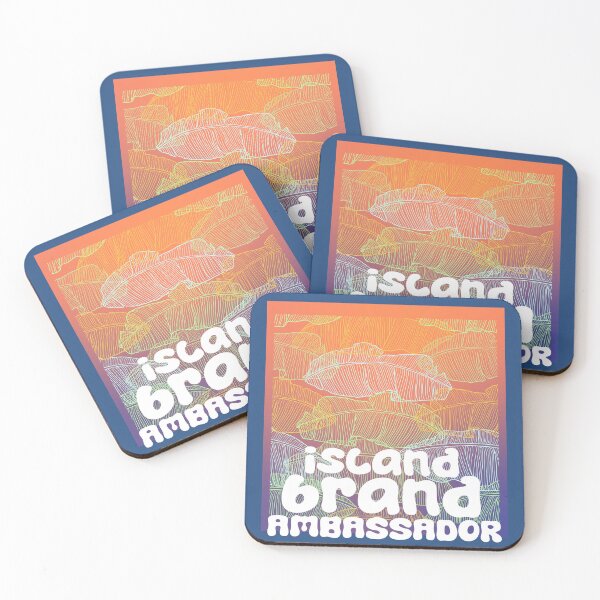 Item preview, Tropical Island Vintage Banana Leaf Beachlife designed and sold by Renata Illustrata.