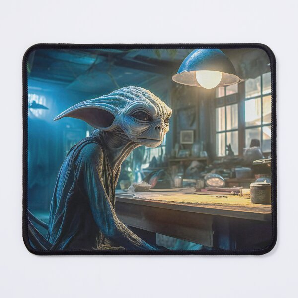 Item preview, Strange Alien Being At A Table designed and sold by AdrianGrosu.