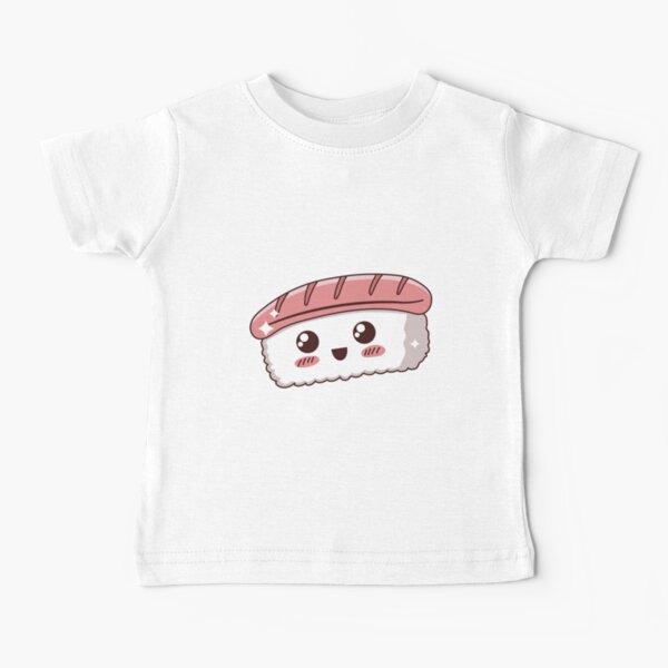 Happy Kawaii Sushi Japanese Food Lover Baby T-Shirt