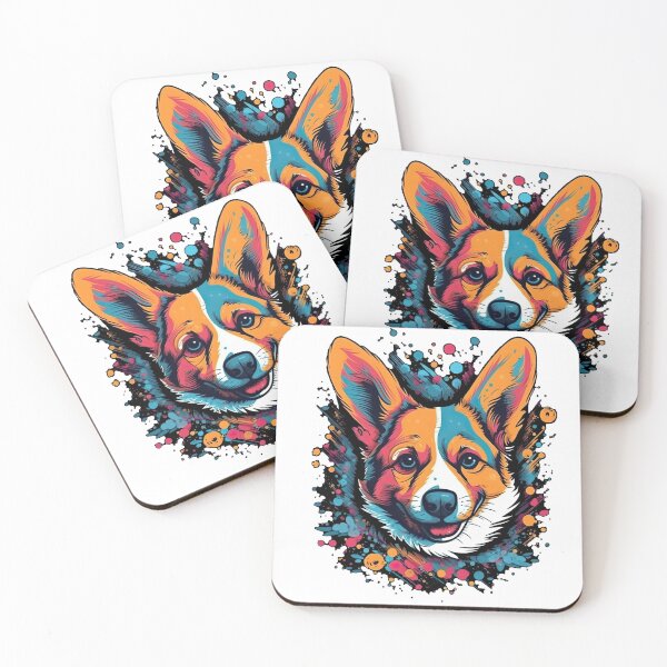 Item preview, CorgiCut: Adorable Playful Corgi-Related Graphic artworks & Outlines for Dog Lovers – Cute, Quirky, & Affectionate Canines, Herding, Splooting, Tail Wiggling, & More! designed and sold by DooodleGod.