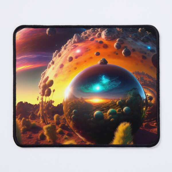 Item preview, Exoplanet Kepler-90J sureal, fictional, colorful. designed and sold by ArtCreator2023.