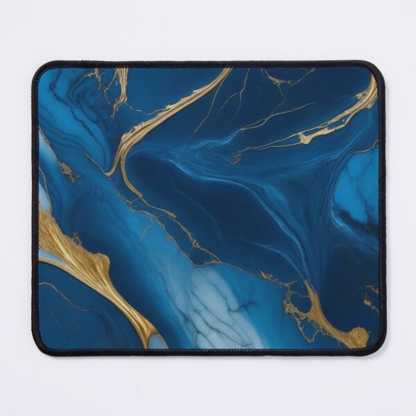 Artikelvorschau, blauer Marmor mit goldenen Adern entworfen und verkauft von nigejohn.