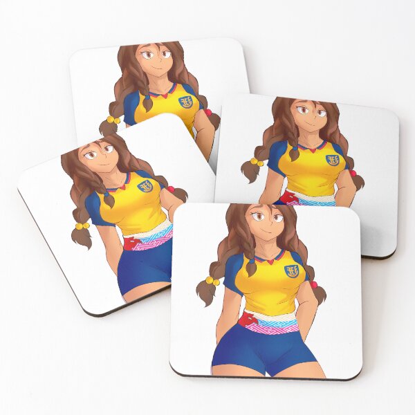 Item preview, Ecuador-Chan Cute Sport Ecuadorean Girl designed and sold by Markylv.