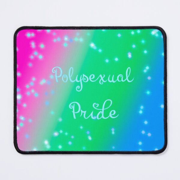 Item preview, Polysexual Pride Merch With Sparkle / Glitter Effect designed and sold by ArtbyDannyGavin.