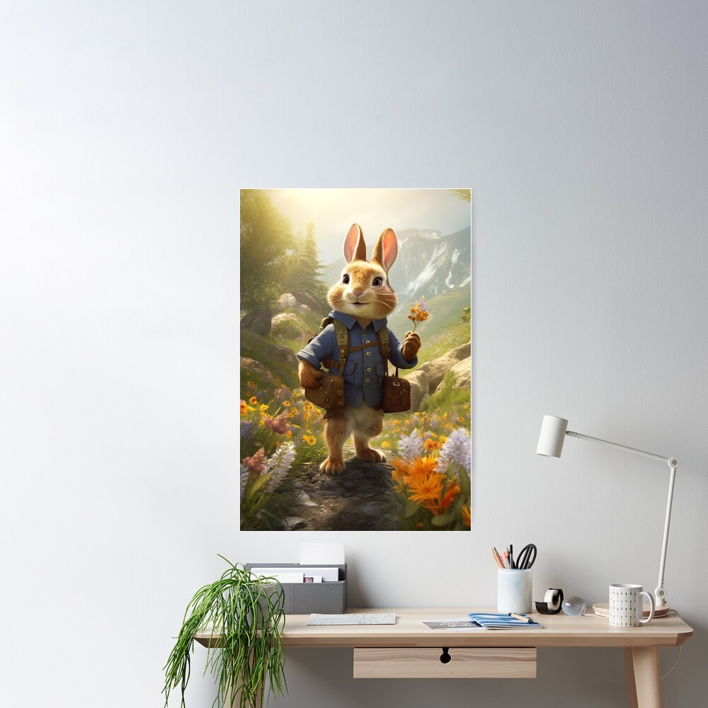 Rabbit 2 CANVAS BOARD 6'*8' & 8'*10'+ 12 Poster