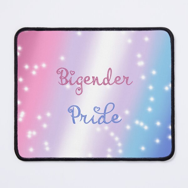 Item preview, Bigender Pride Merch With Sparkle / Glitter Effects designed and sold by ArtbyDannyGavin.