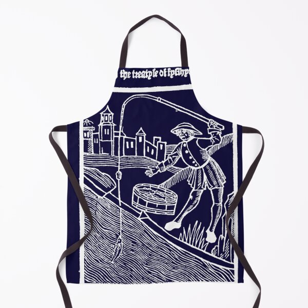 Item preview, Medieval Woodcut of Man Fishing  designed and sold by Pixelchicken.