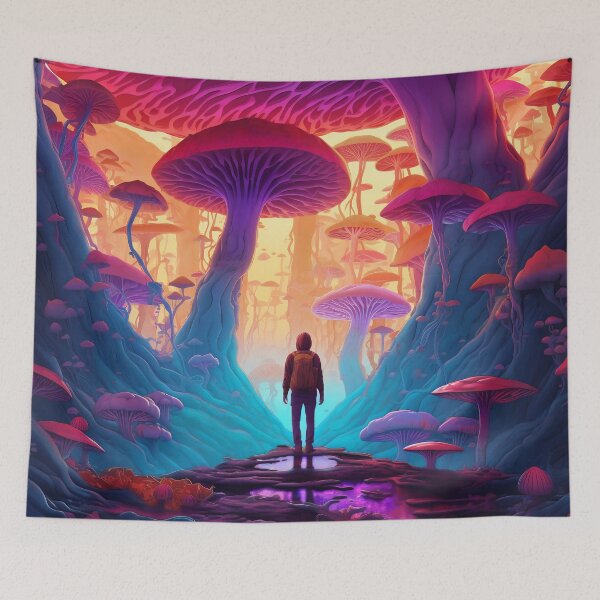 Item preview, Psychedelic mysterious vision designed and sold by Shroomworlds.