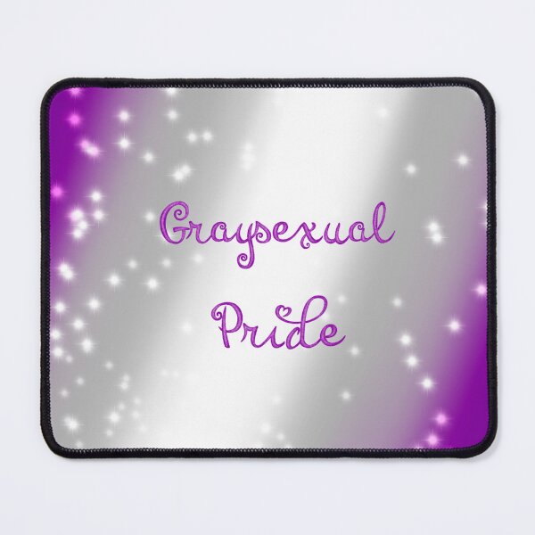Item preview, Graysexual Pride Merch With Sparkle / Glitter Effects designed and sold by ArtbyDannyGavin.