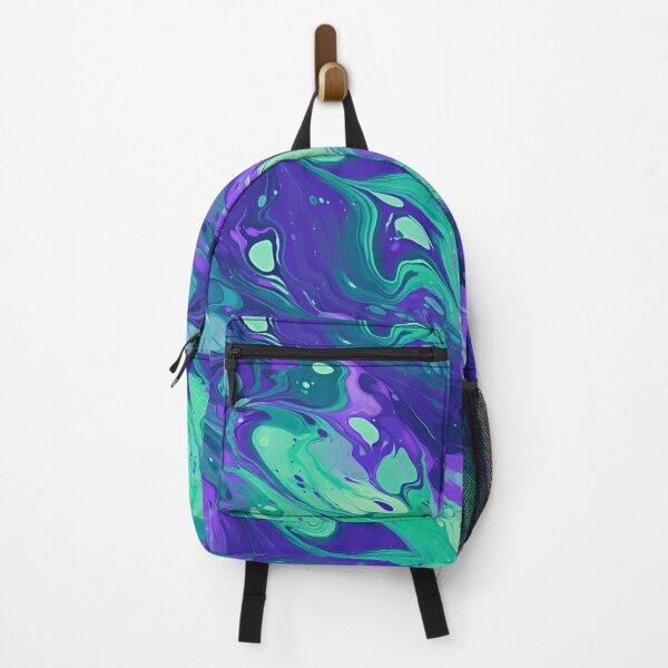 Item preview, Purple and blue modern marble art pattern designed and sold by imagenia.