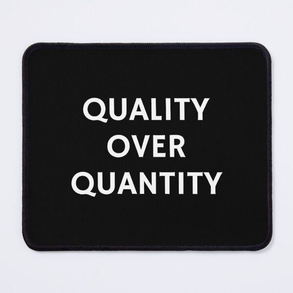 Item preview, Quality Over Quantity designed and sold by Inspirationmotivation.