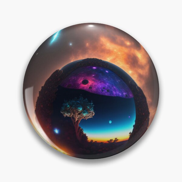 Artikelvorschau, Exoplanet Kepler-90M sureal, fiktiv, bunt. entworfen und verkauft von ArtCreator2023.