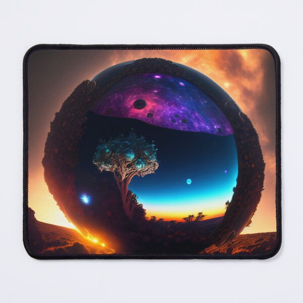 Item preview, Exoplanet Kepler-90M sureal, fictional, colorful. designed and sold by ArtCreator2023.