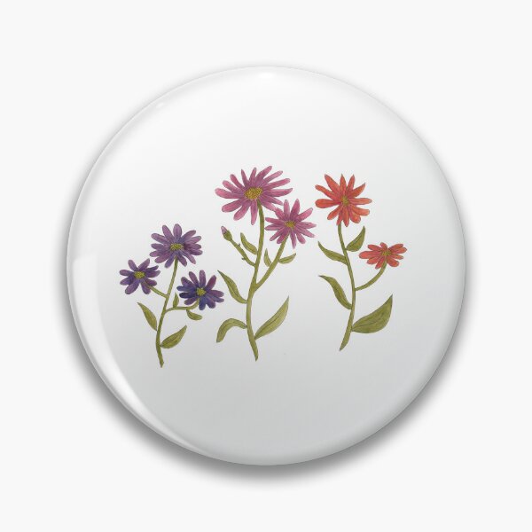 Item preview, Watercolor Asters designed and sold by SavannahLilyDesigns.