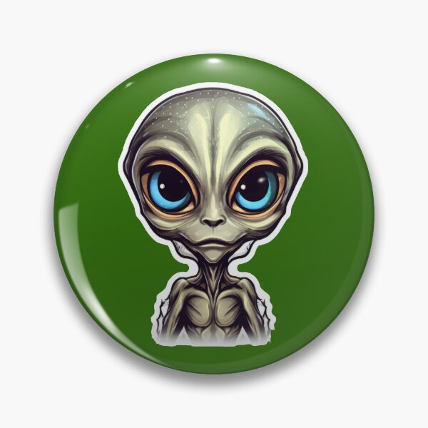 Item preview, Cosmic Encounter: Green Alien Sticker designed and sold by BlahNM505.
